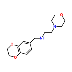 N-(2,3-Dihydro-1,4-benzodioxin-6-ylmethyl)-2-(4-morpholinyl)ethanamine结构式