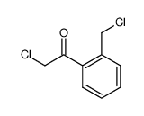 Acetophenone, 2-chloro-2-(chloromethyl)- (6CI) structure