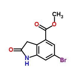 6-溴-2-氧代-2,3-二氢-1h-吲哚-4-羧酸甲酯图片