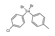dibromo-(4-chloro-phenyl)-p-tolyl-λ4-selane Structure