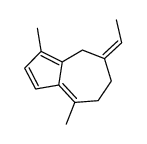 5-ethylidene-3,8-dimethyl-6,7-dihydro-4H-azulene结构式