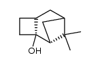 cis-2-hydroxy-8,8-dimethyltricyclo[5.1.1.02,5]nonane Structure