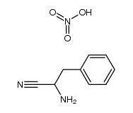 2-amino-3-phenylpropanenitrile nitrate结构式