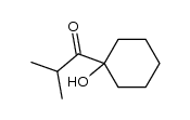 1-(1-Hydroxy-cyclohexyl)-2-methyl-propan-1-on Structure