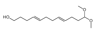 12,12-dimethoxydodeca-4,8-dien-1-ol Structure