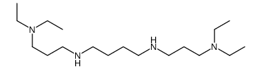 N,N'-bis[3-(diethylamino)propyl]butane-1,4-diamine结构式