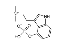 [3-[2-(trimethylazaniumyl)ethyl]-1H-indol-4-yl] hydrogen phosphate Structure