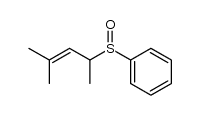 2-methyl-4-(phenylsulfinyl)pent-2-ene Structure