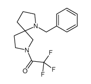 1-(1-Benzyl-1,7-diazaspiro[4.4]non-7-yl)-2,2,2-trifluoroethanone结构式