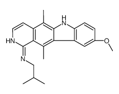 9-methoxy-5,11-dimethyl-N-(2-methylpropyl)-6H-pyrido[4,3-b]carbazol-1-amine Structure
