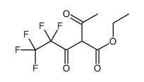 ethyl 2-acetyl-4,4,5,5,5-pentafluoro-3-oxopentanoate Structure