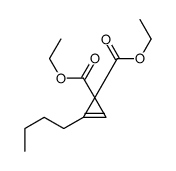diethyl 2-butylcycloprop-2-ene-1,1-dicarboxylate结构式