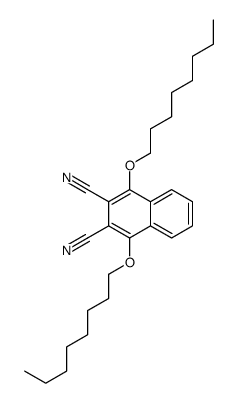 1,4-dioctoxynaphthalene-2,3-dicarbonitrile Structure