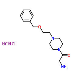 2-AMINO-1-[4-(2-BENZYLOXY-ETHYL)-PIPERAZIN-1-YL]-ETHANONE 2 HCL结构式