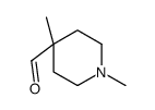 1,4-dimethylpiperidine-4-carbaldehyde(SALTDATA: HCl)结构式