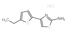 4-(5-Ethyl-thiophen-2-yl)-thiazol-2-ylamine hydrochloride结构式