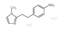 {4-[2-(1-Methyl-1H-imidazol-2-yl)ethyl]phenyl}-amine dihydrochloride Structure