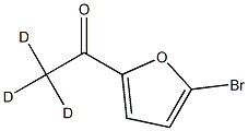 2-Bromo-5-(acetyl-d3)-furan structure