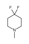 4,4-difluoro-1-methylpiperidine structure