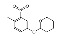 2-(4-methyl-3-nitrophenoxy)oxane结构式