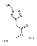 Methyl 2-(4-amino-1H-pyrazol-1-yl)acetate dihydrochloride structure