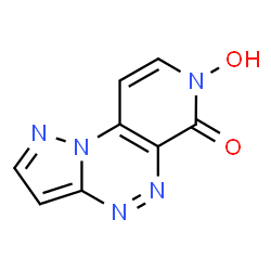 7-Hydroxypyrazolo[5,1-c]pyrido[4,3-e][1,2,4]-triazin-6(7H)-one Structure