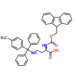 Fmoc-D-Dab(Mtt)-OH structure