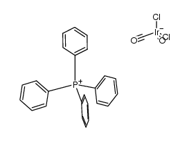 cis-[Ir(CO)2Cl2]PPh4 Structure