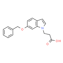3-[6-(Benzyloxy)-1H-indol-1-yl]propanoic acid picture