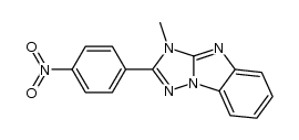 3-methyl-2-p-nitrophenyl-1,2,4-triazolo[1,5-a]benzimidazole Structure
