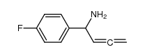 1-(4-fluorophenyl)buta-2,3-dien-1-amine结构式