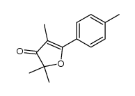 2,2,4-trimethyl-5-(p-tolyl)furan-3-(2H)-one Structure