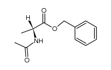 D-N-acetylamino alanine benzyl ester Structure