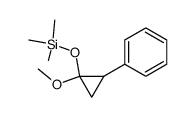1-methoxy-1-trimethylsilyloxy-2-phenylcyclopropane Structure