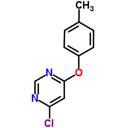 4-Chloro-6-(4-methylphenoxy)pyrimidine结构式