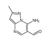 7-amino-2-methylpyrazolo[1,5-a]pyrimidine-6-carbaldehyde Structure