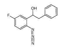 1-(2-azido-5-fluorophenyl)-2-phenylethan-1-ol Structure