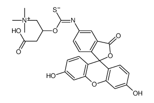 N-(5-氟丁烯基)-L-肉碱-O-硫代氨基甲酸酯结构式