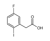 Benzeneacetic acid, 5-fluoro-2-iodo- picture