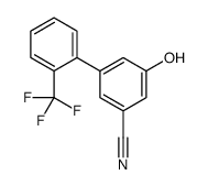 3-hydroxy-5-[2-(trifluoromethyl)phenyl]benzonitrile结构式