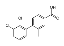 4-(2,3-dichlorophenyl)-3-methylbenzoic acid结构式