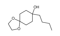 8-butyl-1,4-dioxaspiro[4.5]decan-8-ol Structure