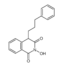2-hydroxy-4-(3-phenyl)propylisoquinoline-1,3(2H,4H)-dione结构式