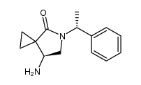 7-(S)-amino-5-[1(R)-phenylethyl]-4-oxo-5-azaspiro[2.4]heptane Structure