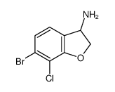 6-溴-7-氯-2,3-二氢苯并呋喃-3-胺图片