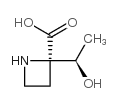 2-Azetidinecarboxylicacid,2-(1-hydroxyethyl)-,[R-(R*,R*)]-(9CI) Structure