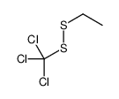 (trichloromethyldisulfanyl)ethane Structure