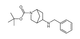 2-Methyl-2-propanyl 5-(benzylamino)-2-azabicyclo[2.2.1]heptane-2- carboxylate结构式