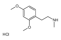 2-(2,4-dimethoxyphenyl)-N-methylethanamine,hydrochloride结构式