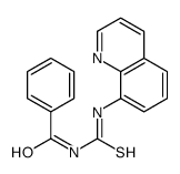 N-(quinolin-8-ylcarbamothioyl)benzamide Structure